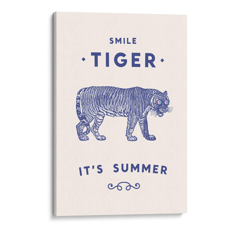 Smile Tiger - Florent Bodart | Cuadro decorativo de Canvas Lab