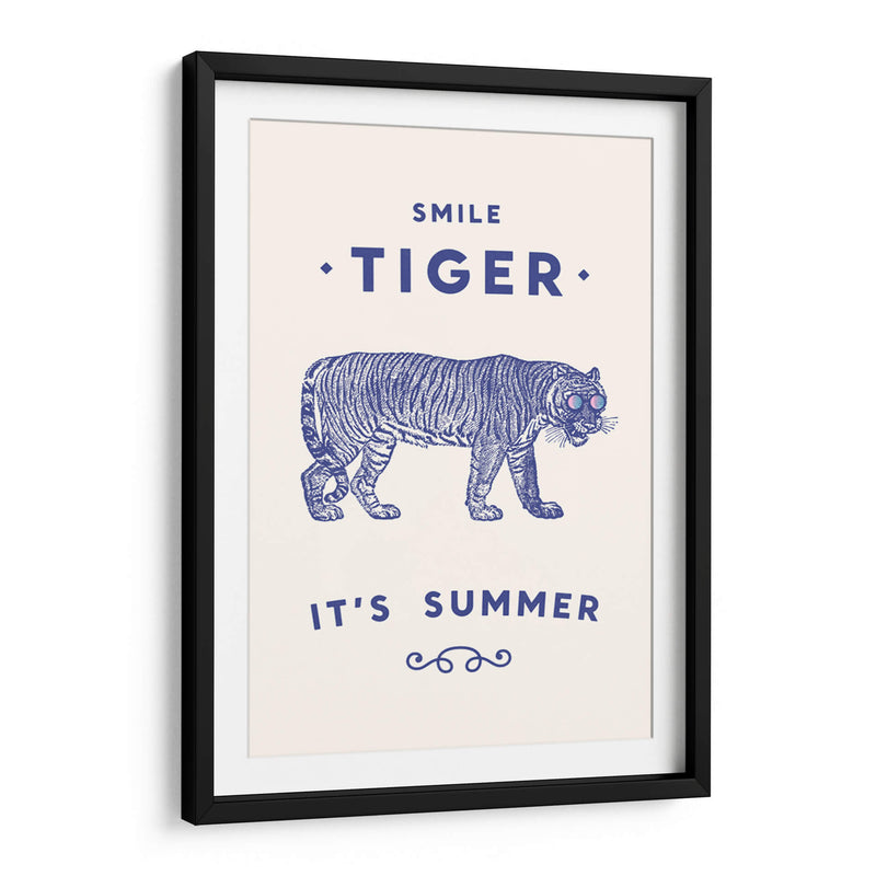Smile Tiger - Florent Bodart | Cuadro decorativo de Canvas Lab