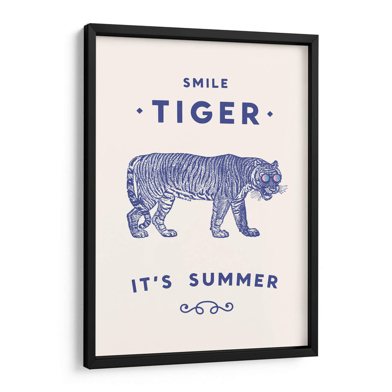 Smile Tiger - Florent Bodart | Cuadro decorativo de Canvas Lab