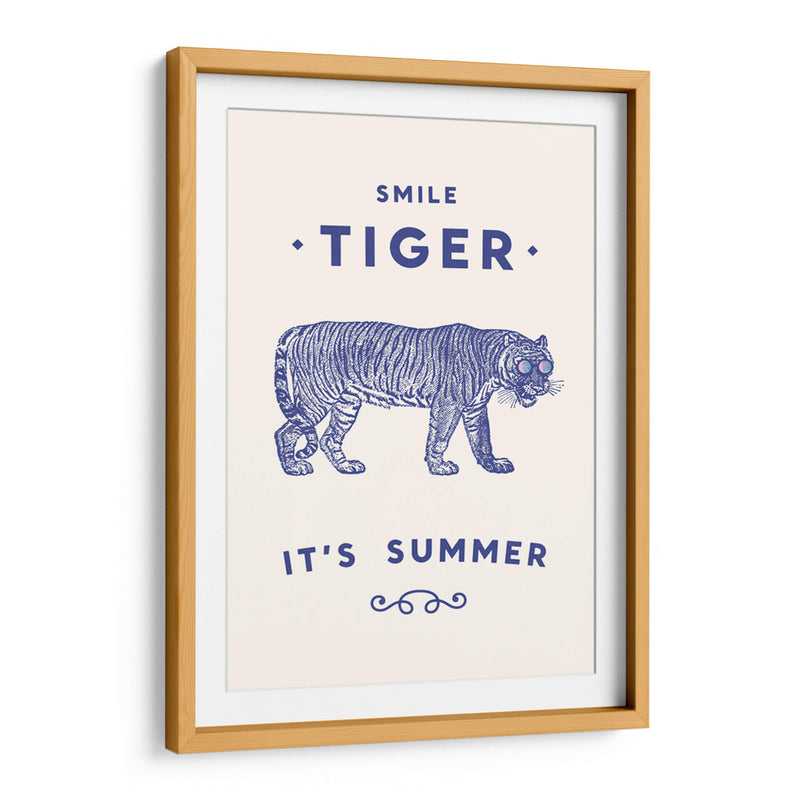 Smile Tiger - Florent Bodart | Cuadro decorativo de Canvas Lab