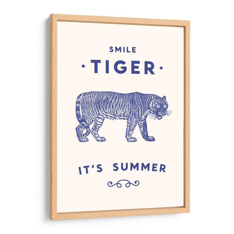 Smile Tiger - Florent Bodart | Cuadro decorativo de Canvas Lab