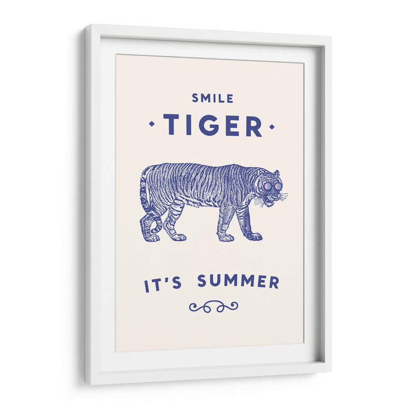 Smile Tiger - Florent Bodart | Cuadro decorativo de Canvas Lab