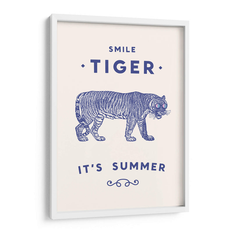 Smile Tiger - Florent Bodart | Cuadro decorativo de Canvas Lab