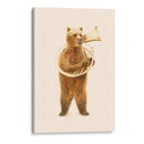 El oso y su helicón - Florent Bodart | Cuadro decorativo de Canvas Lab