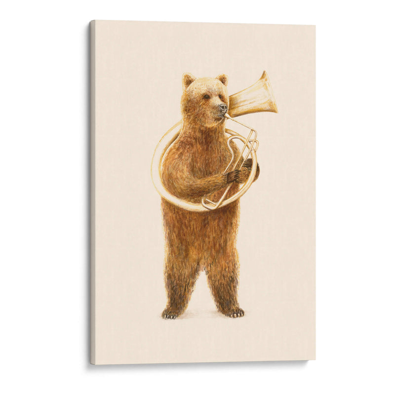 El oso y su helicón - Florent Bodart | Cuadro decorativo de Canvas Lab