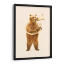 El oso y su helicón - Florent Bodart | Cuadro decorativo de Canvas Lab