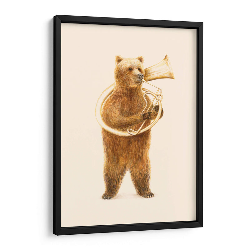 El oso y su helicón - Florent Bodart | Cuadro decorativo de Canvas Lab