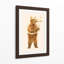 El oso y su helicón - Florent Bodart | Cuadro decorativo de Canvas Lab