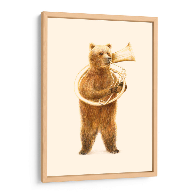 El oso y su helicón - Florent Bodart | Cuadro decorativo de Canvas Lab