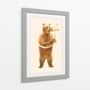 El oso y su helicón - Florent Bodart | Cuadro decorativo de Canvas Lab