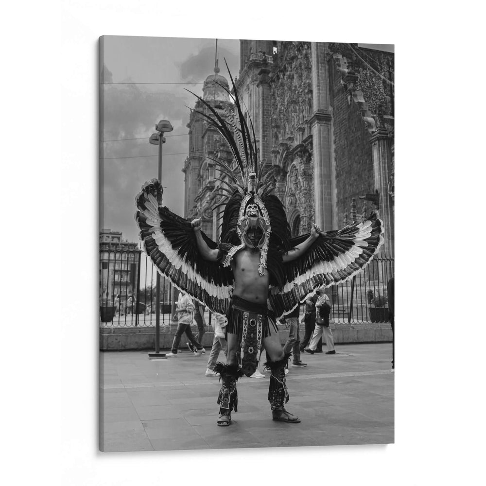 Danzante con penacho en el zocalo de Ciudad de Mexico - ALEJANDRE PHOTOGRAPHY | Cuadro decorativo de Canvas Lab