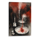 Tinta Roja y Negra 001 - DEA Digital Esoteric Art | Cuadro decorativo de Canvas Lab