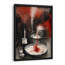 Tinta Roja y Negra 001 - DEA Digital Esoteric Art | Cuadro decorativo de Canvas Lab