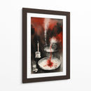 Tinta Roja y Negra 001 - DEA Digital Esoteric Art | Cuadro decorativo de Canvas Lab