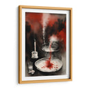 Tinta Roja y Negra 001 - DEA Digital Esoteric Art | Cuadro decorativo de Canvas Lab