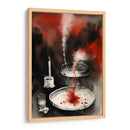 Tinta Roja y Negra 001 - DEA Digital Esoteric Art | Cuadro decorativo de Canvas Lab