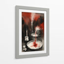 Tinta Roja y Negra 001 - DEA Digital Esoteric Art | Cuadro decorativo de Canvas Lab