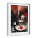 Tinta Roja y Negra 001 - DEA Digital Esoteric Art | Cuadro decorativo de Canvas Lab