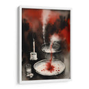 Tinta Roja y Negra 001 - DEA Digital Esoteric Art | Cuadro decorativo de Canvas Lab