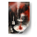 Tinta Roja y Negra 001 - DEA Digital Esoteric Art | Cuadro decorativo de Canvas Lab