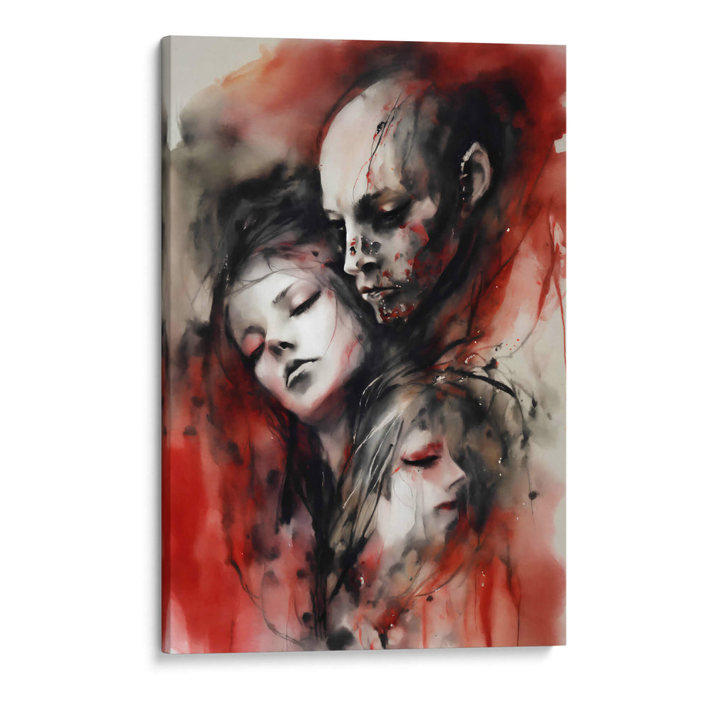 Tinta Roja y Negra 002 - DEA Digital Esoteric Art | Cuadro decorativo de Canvas Lab