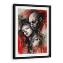 Tinta Roja y Negra 002 - DEA Digital Esoteric Art | Cuadro decorativo de Canvas Lab