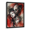 Tinta Roja y Negra 002 - DEA Digital Esoteric Art | Cuadro decorativo de Canvas Lab