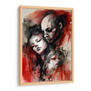 Tinta Roja y Negra 002 - DEA Digital Esoteric Art | Cuadro decorativo de Canvas Lab