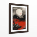 Tinta Roja y Negra 003 - DEA Digital Esoteric Art | Cuadro decorativo de Canvas Lab