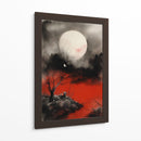 Tinta Roja y Negra 003 - DEA Digital Esoteric Art | Cuadro decorativo de Canvas Lab