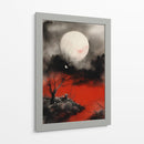 Tinta Roja y Negra 003 - DEA Digital Esoteric Art | Cuadro decorativo de Canvas Lab
