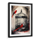 Tinta Roja y Negra 004 - DEA Digital Esoteric Art | Cuadro decorativo de Canvas Lab