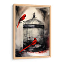 Tinta Roja y Negra 004 - DEA Digital Esoteric Art | Cuadro decorativo de Canvas Lab