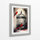 Tinta Roja y Negra 004 - DEA Digital Esoteric Art | Cuadro decorativo de Canvas Lab