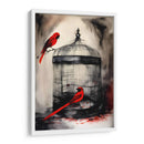 Tinta Roja y Negra 004 - DEA Digital Esoteric Art | Cuadro decorativo de Canvas Lab