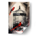 Tinta Roja y Negra 004 - DEA Digital Esoteric Art | Cuadro decorativo de Canvas Lab