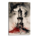 Tinta Roja y Negra 006 - DEA Digital Esoteric Art | Cuadro decorativo de Canvas Lab