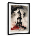 Tinta Roja y Negra 006 - DEA Digital Esoteric Art | Cuadro decorativo de Canvas Lab