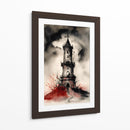Tinta Roja y Negra 006 - DEA Digital Esoteric Art | Cuadro decorativo de Canvas Lab