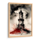 Tinta Roja y Negra 006 - DEA Digital Esoteric Art | Cuadro decorativo de Canvas Lab