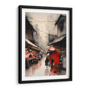 Tinta Roja y Negra 007 - DEA Digital Esoteric Art | Cuadro decorativo de Canvas Lab