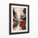 Tinta Roja y Negra 007 - DEA Digital Esoteric Art | Cuadro decorativo de Canvas Lab