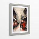 Tinta Roja y Negra 007 - DEA Digital Esoteric Art | Cuadro decorativo de Canvas Lab