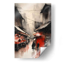 Tinta Roja y Negra 007 - DEA Digital Esoteric Art | Cuadro decorativo de Canvas Lab