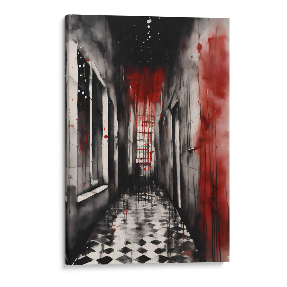 Tinta Roja y Negra 009 - DEA Digital Esoteric Art | Cuadro decorativo de Canvas Lab