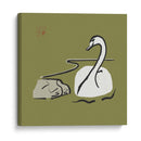 Cisne minimalista - Vision Grasp Art | Cuadro decorativo de Canvas Lab