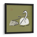 Cisne minimalista - Vision Grasp Art | Cuadro decorativo de Canvas Lab