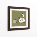 Cisne minimalista - Vision Grasp Art | Cuadro decorativo de Canvas Lab