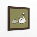 Cisne minimalista - Vision Grasp Art | Cuadro decorativo de Canvas Lab