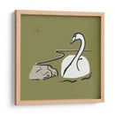 Cisne minimalista - Vision Grasp Art | Cuadro decorativo de Canvas Lab